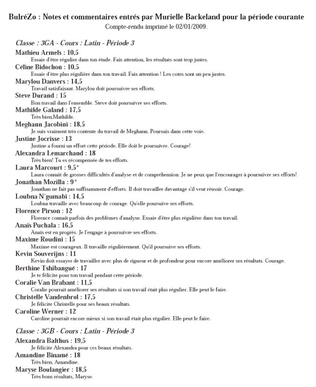 compte-rendu prof