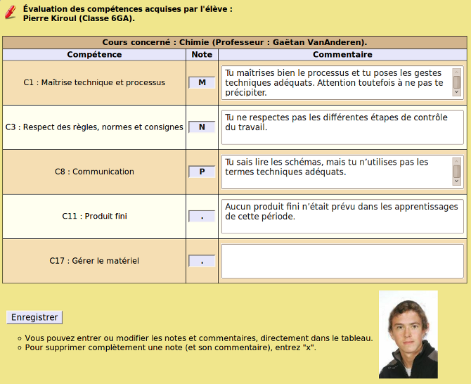 encodage compétences (d)